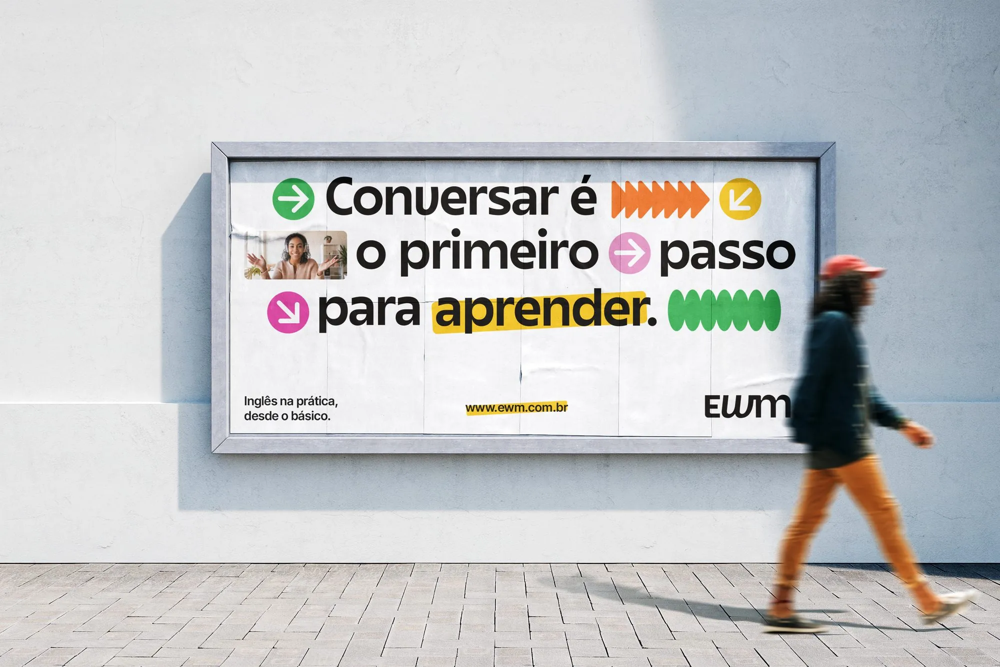 Cartaz de rua da EWM